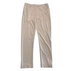 Soft Surroundings Pull On Ankle Pants Knit Large Style # 2DK37 Stretch EUC